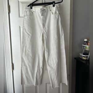 American Eagle Wide Leg Strigid Jeans